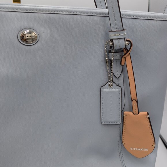 COACH Peyton Leather Zip Top Tote - Picture 3 of 16